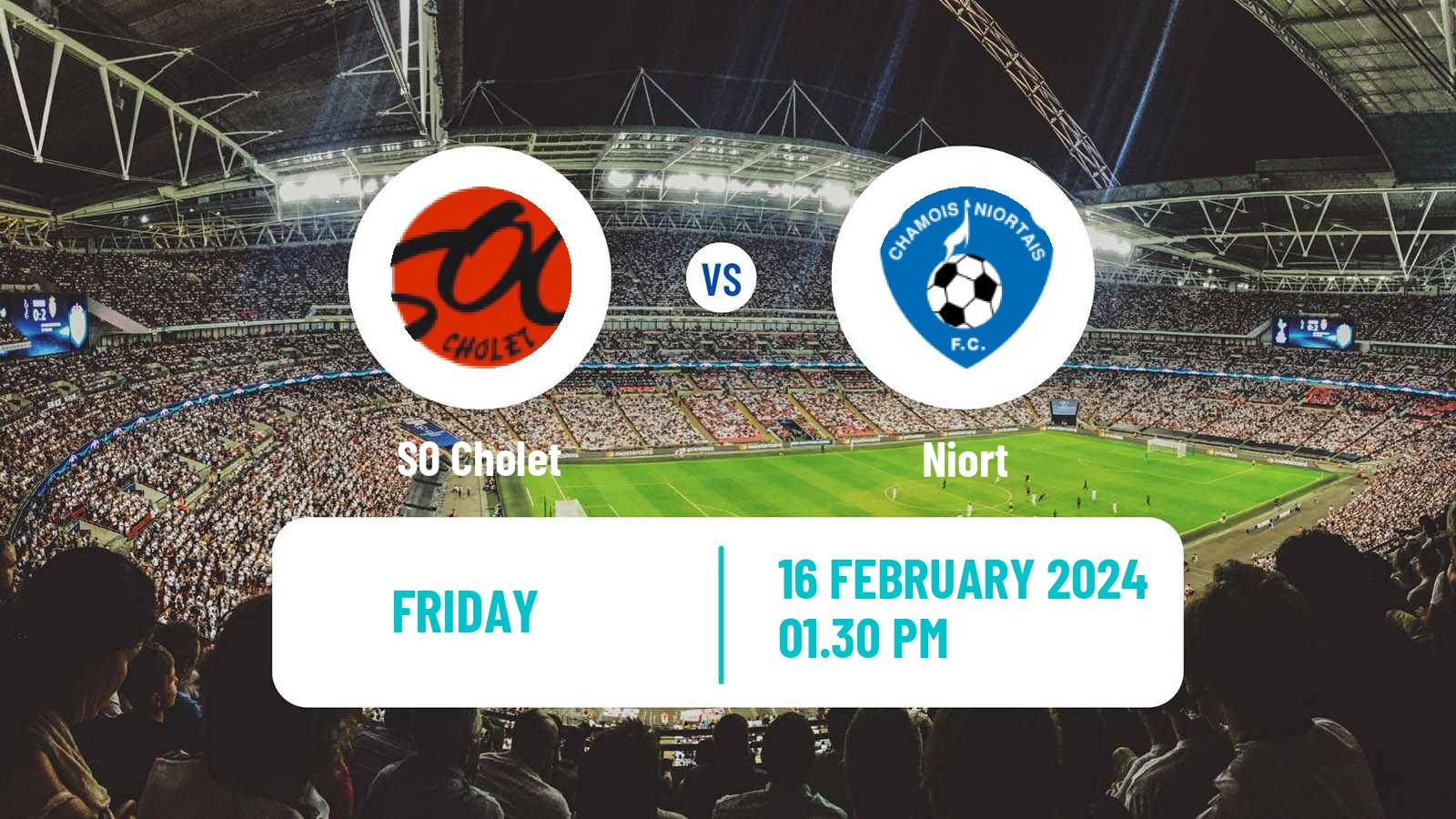 Soccer French National League Cholet - Niort