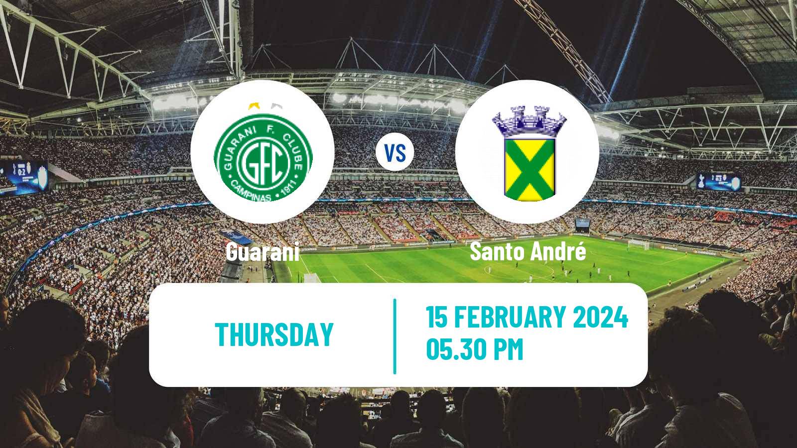 Soccer Brazilian Campeonato Paulista Guarani - Santo André