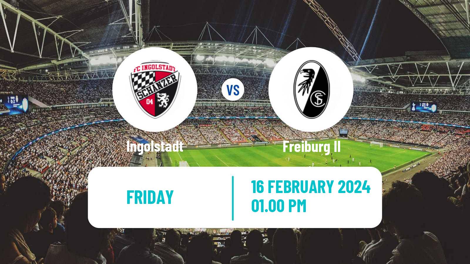 Soccer German 3 Bundesliga Ingolstadt - Freiburg II