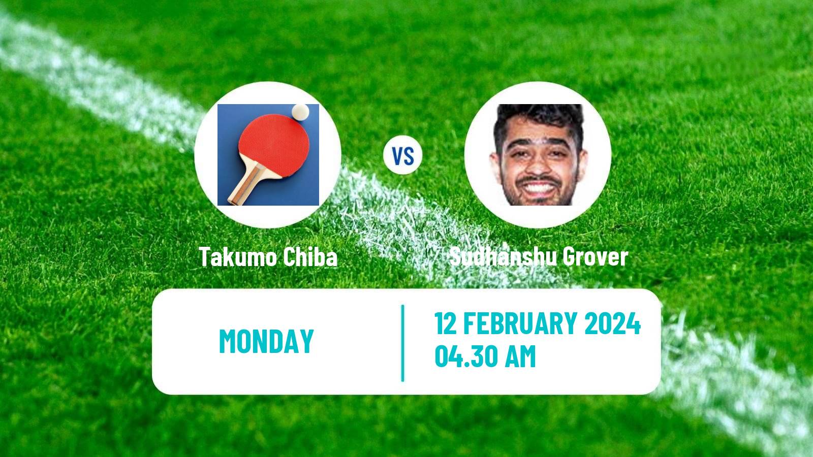 Table tennis Challenger Series Men Takumo Chiba - Sudhanshu Grover