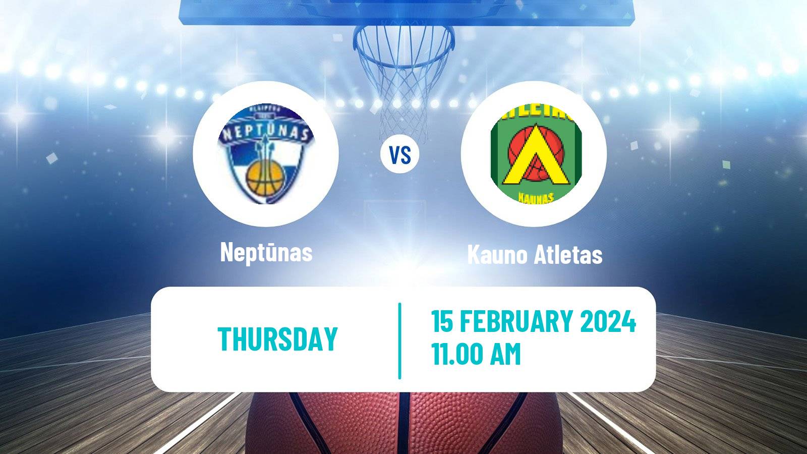 Basketball Lietuvos NKL Neptūnas - Kauno Atletas
