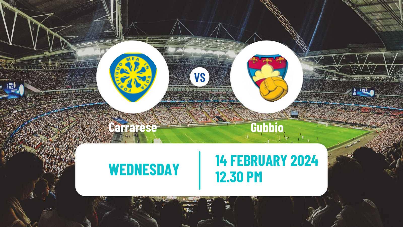 Soccer Italian Serie C Group B Carrarese - Gubbio