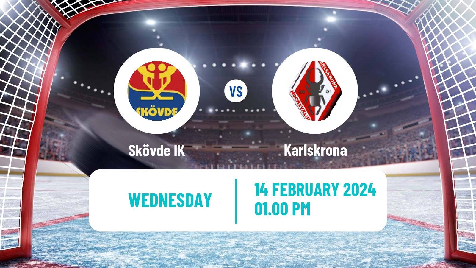 Hockey Swedish HockeyEttan Sodra Skövde - Karlskrona