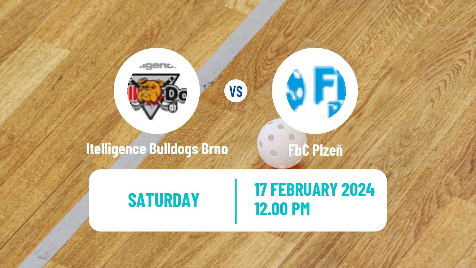 Floorball Czech 1 Liga Floorball Itelligence Bulldogs Brno - Plzeň