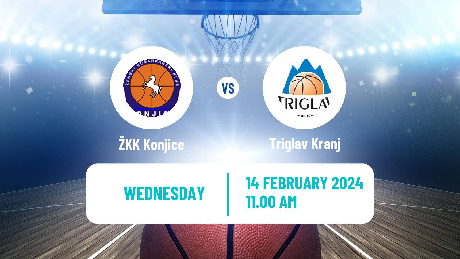 Basketball Slovenian Liga Basketball Women Konjice - Triglav Kranj