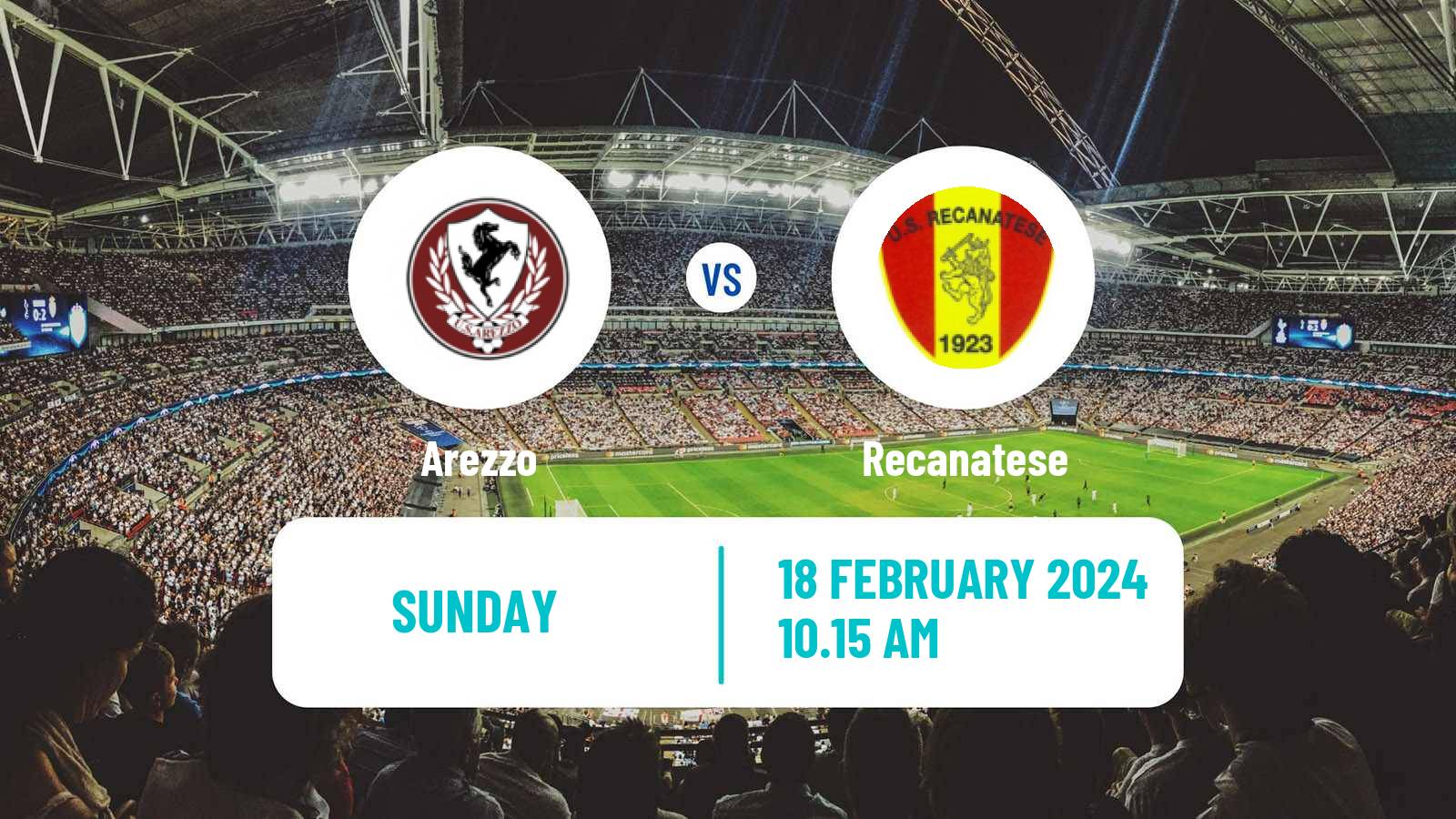 Soccer Italian Serie C Group B Arezzo - Recanatese