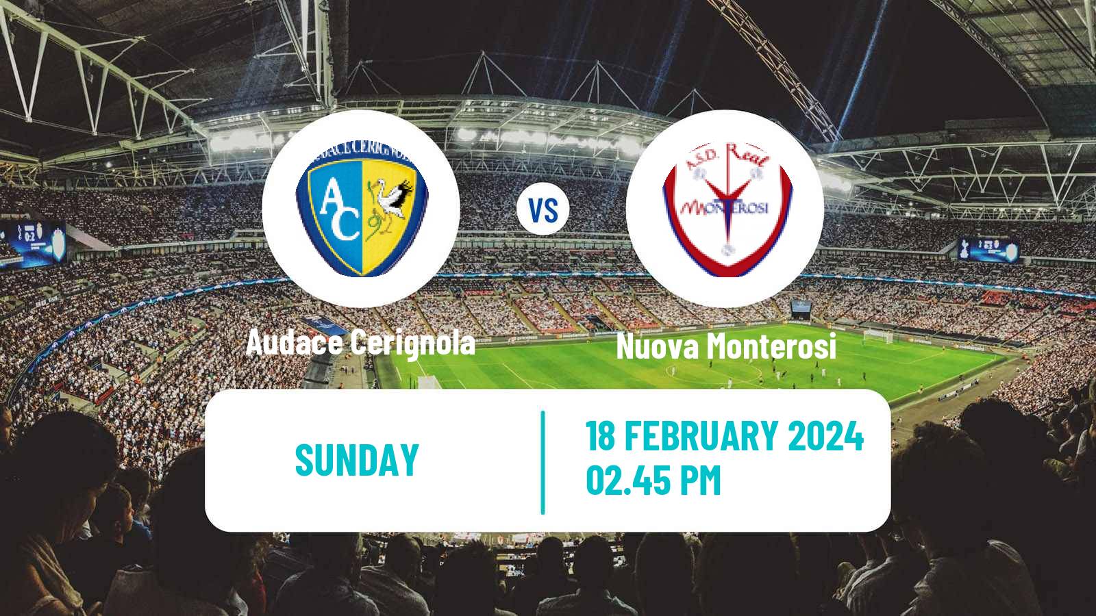 Soccer Italian Serie C Group C Audace Cerignola - Nuova Monterosi