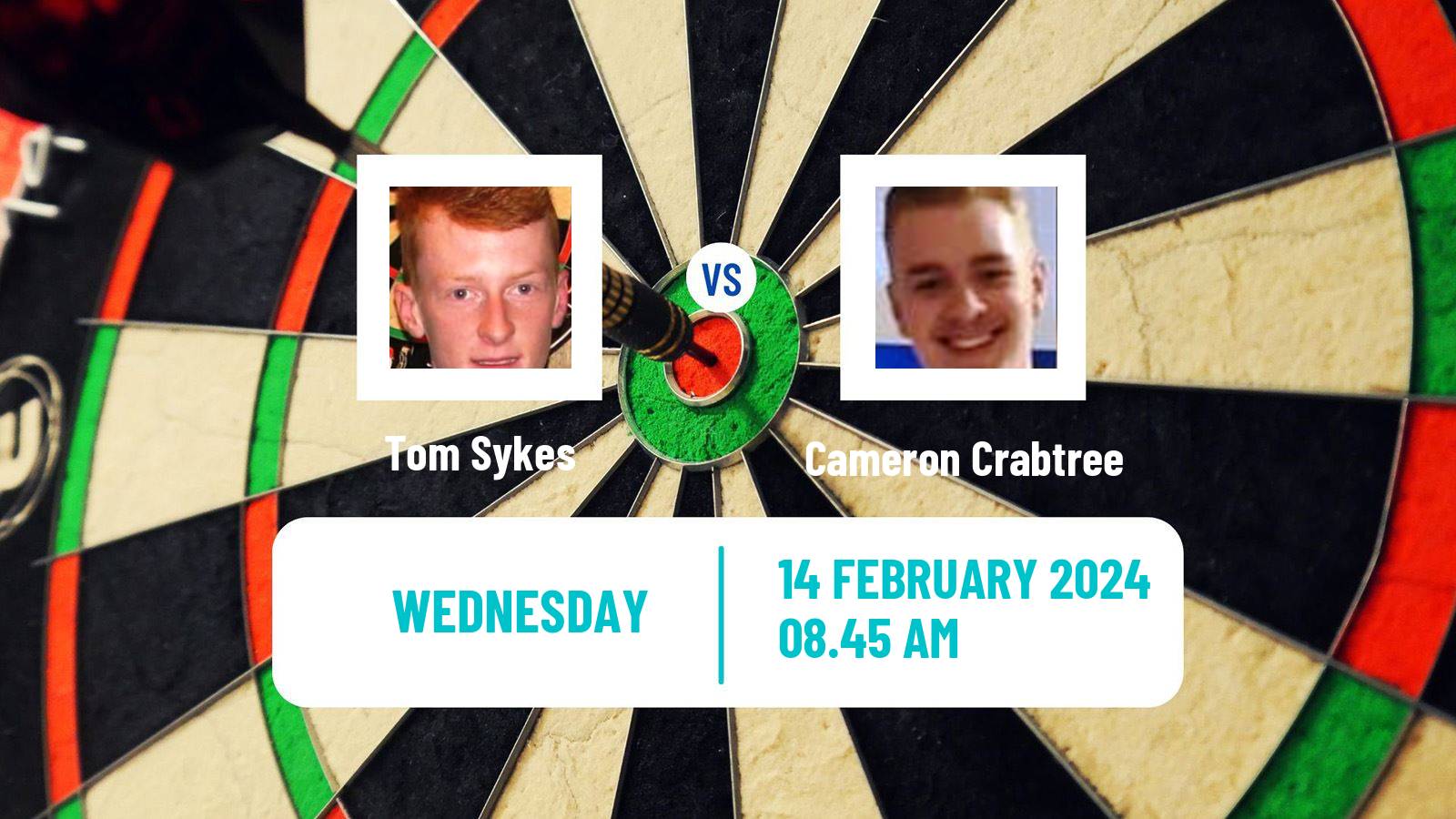Darts Modus Super Series Tom Sykes - Cameron Crabtree