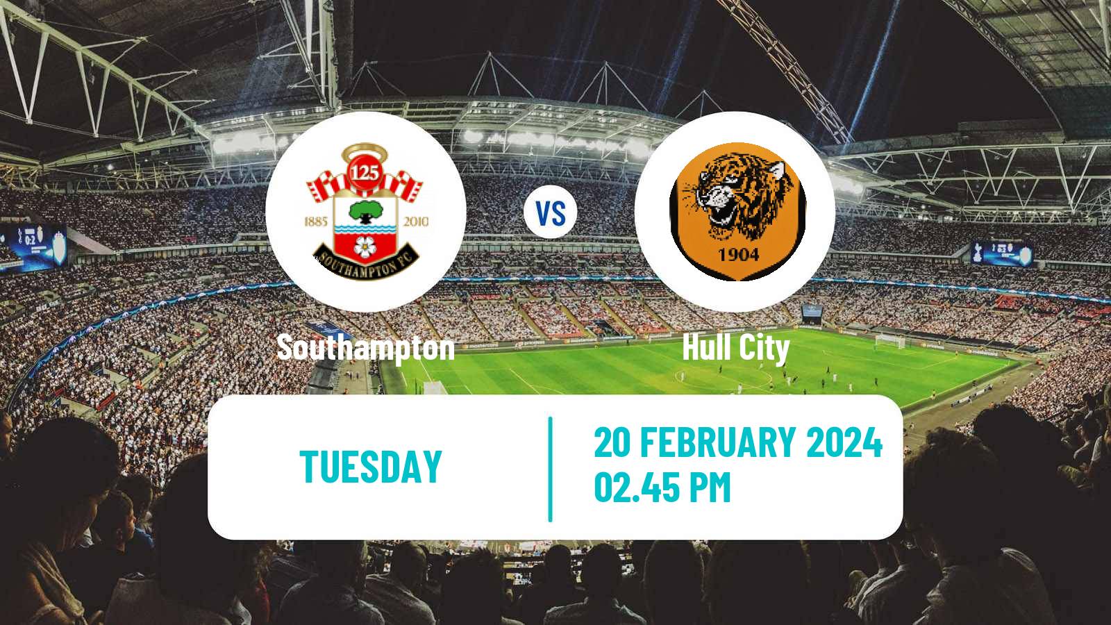 Soccer English League Championship Southampton - Hull City