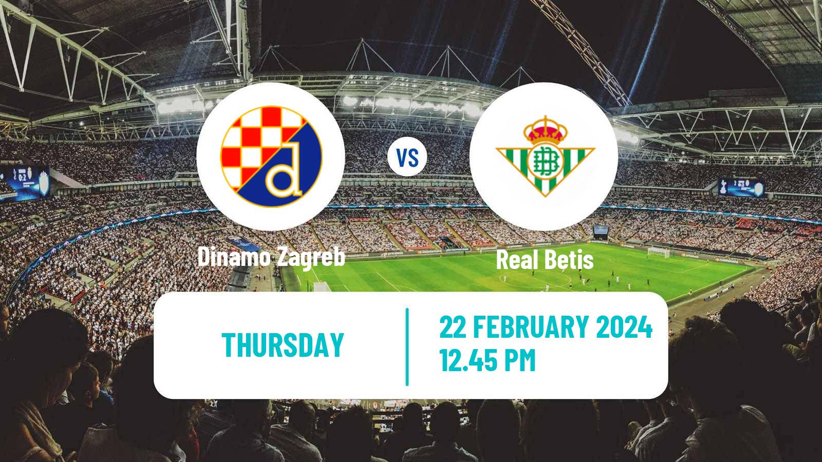 Soccer UEFA Europa Conference League Dinamo Zagreb - Betis