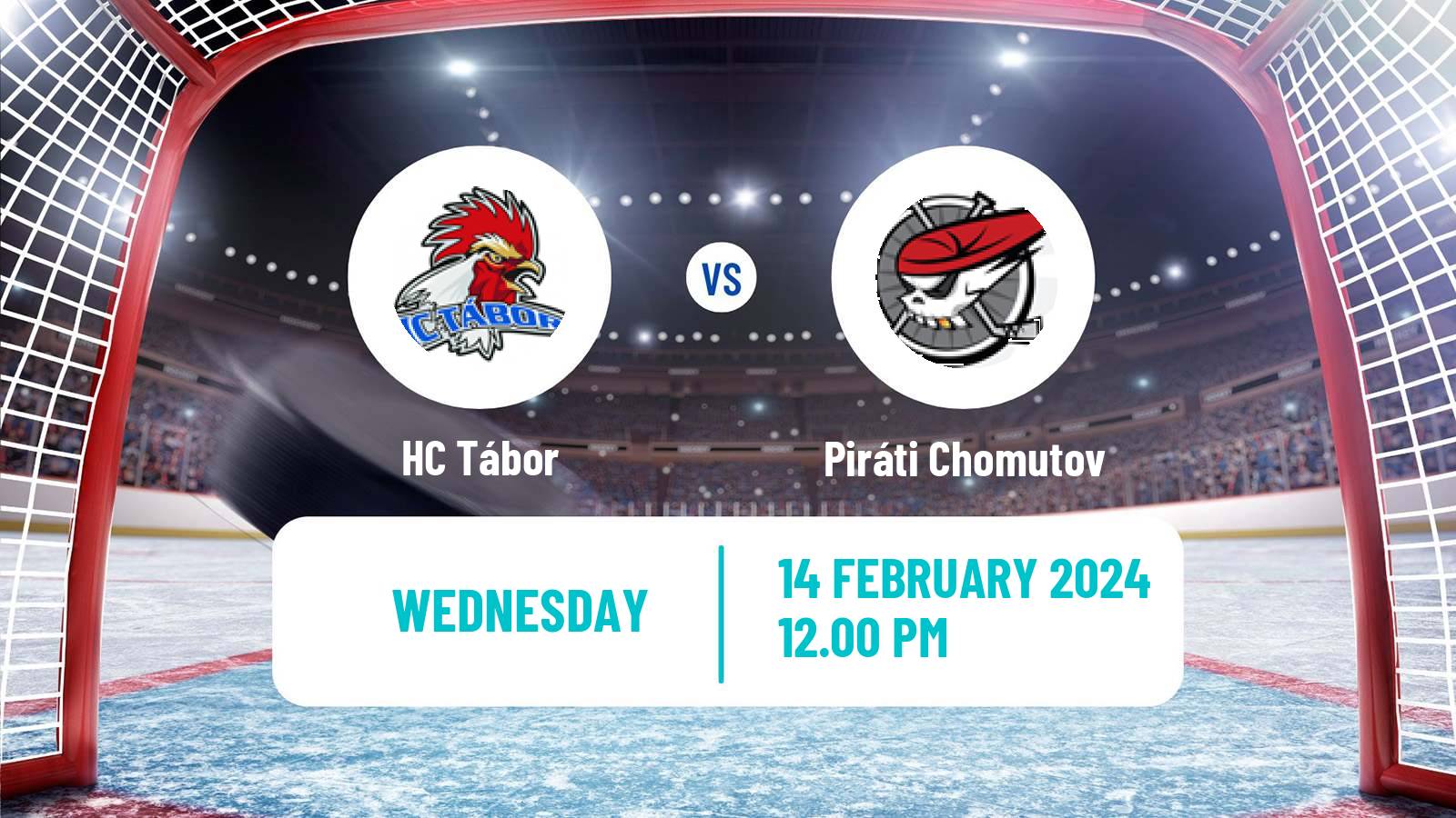 Hockey Czech 2 Liga Hockey West Tábor - Piráti Chomutov