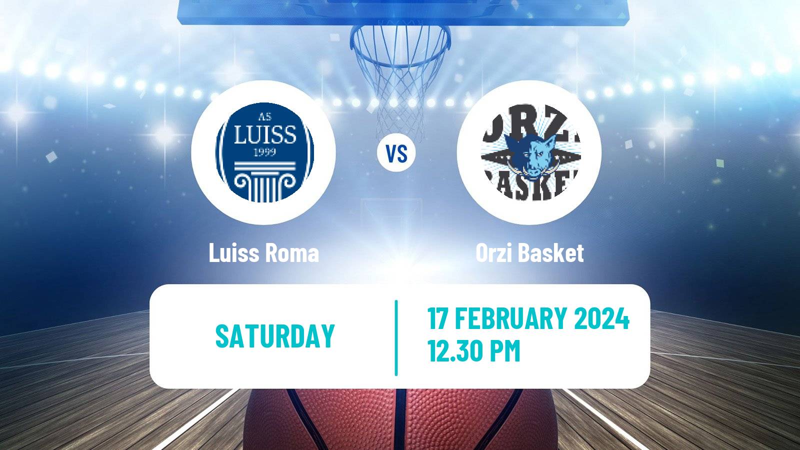 Basketball Italian Serie A2 Basketball Luiss Roma - Orzi Basket