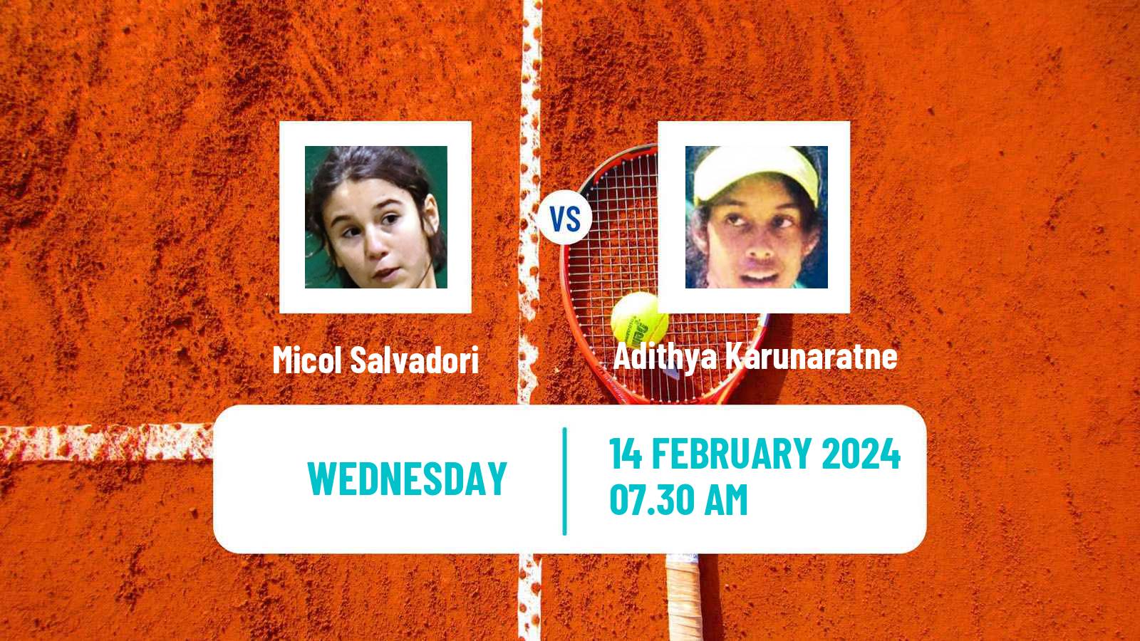 Tennis ITF W15 Sharm Elsheikh 2 Women Micol Salvadori - Adithya Karunaratne