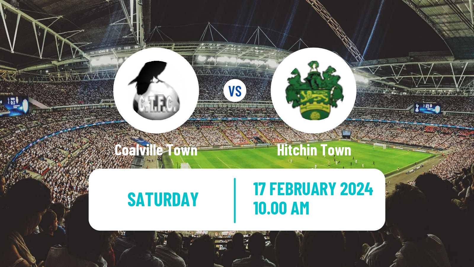 Soccer English Southern League Central Division Coalville Town - Hitchin Town