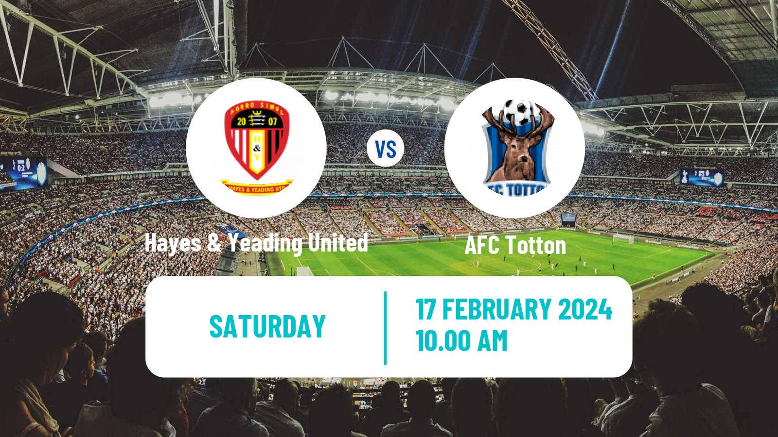 Soccer English Southern League South Division Hayes & Yeading United - Totton