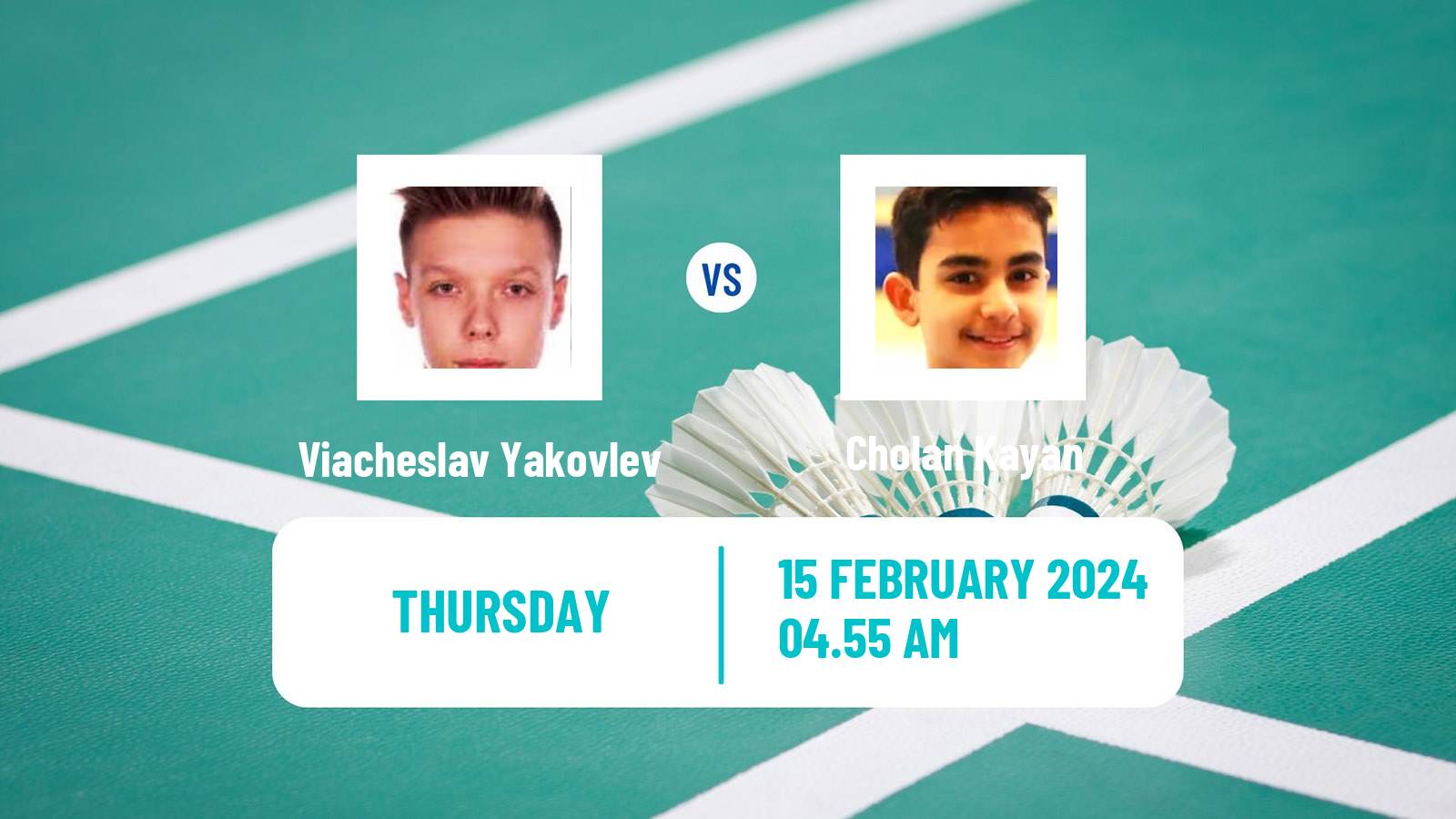 Badminton BWF European Championships Teams Men Viacheslav Yakovlev - Cholan Kayan