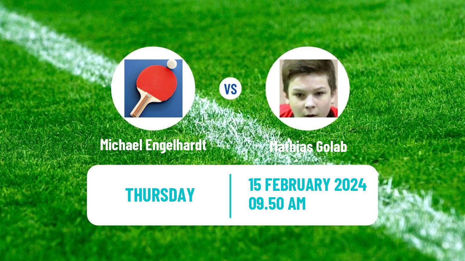 Table tennis Challenger Series Men Michael Engelhardt - Mathias Golab