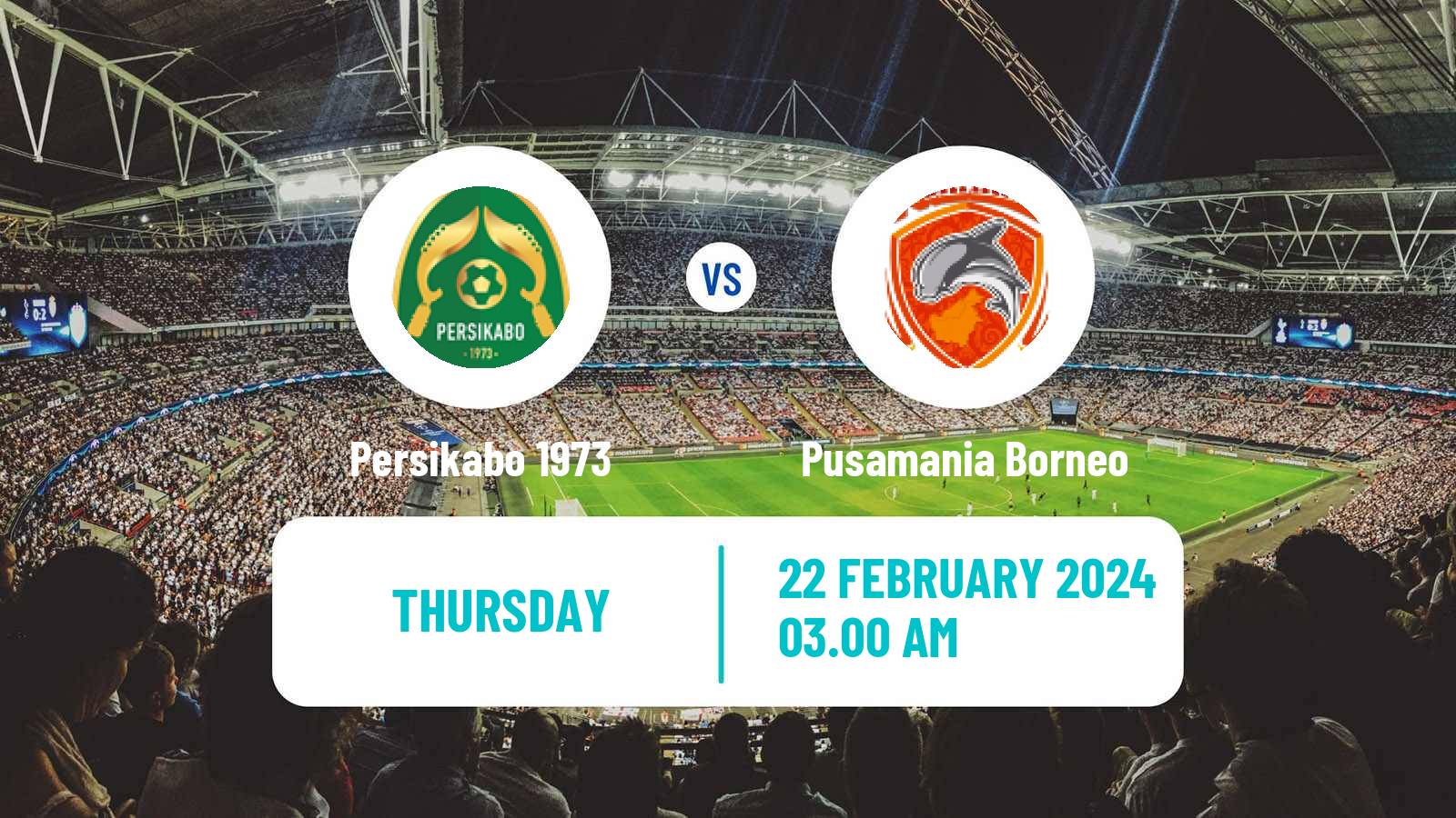 Soccer Indonesian Liga 1 Persikabo 1973 - Borneo Samarinda