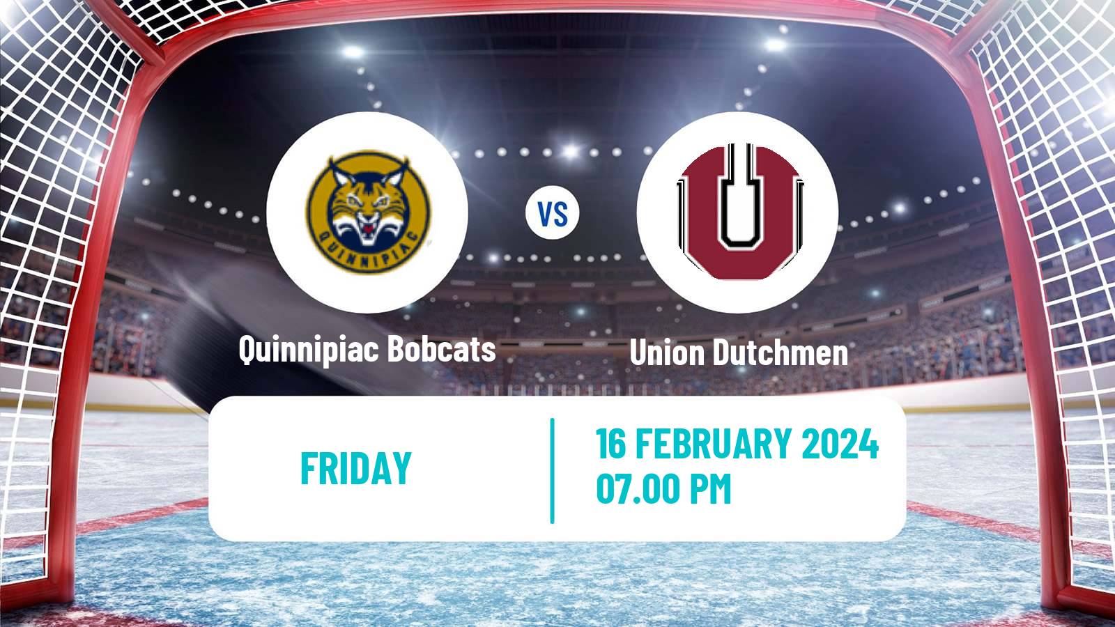 Hockey NCAA Hockey Quinnipiac Bobcats - Union Dutchmen
