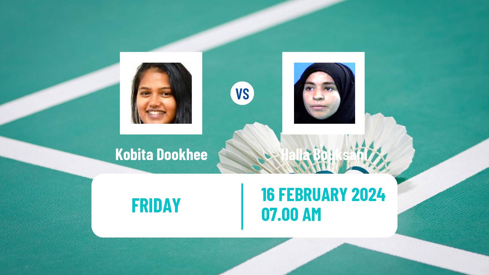 Badminton BWF Africa Championships Women Kobita Dookhee - Halla Bouksani