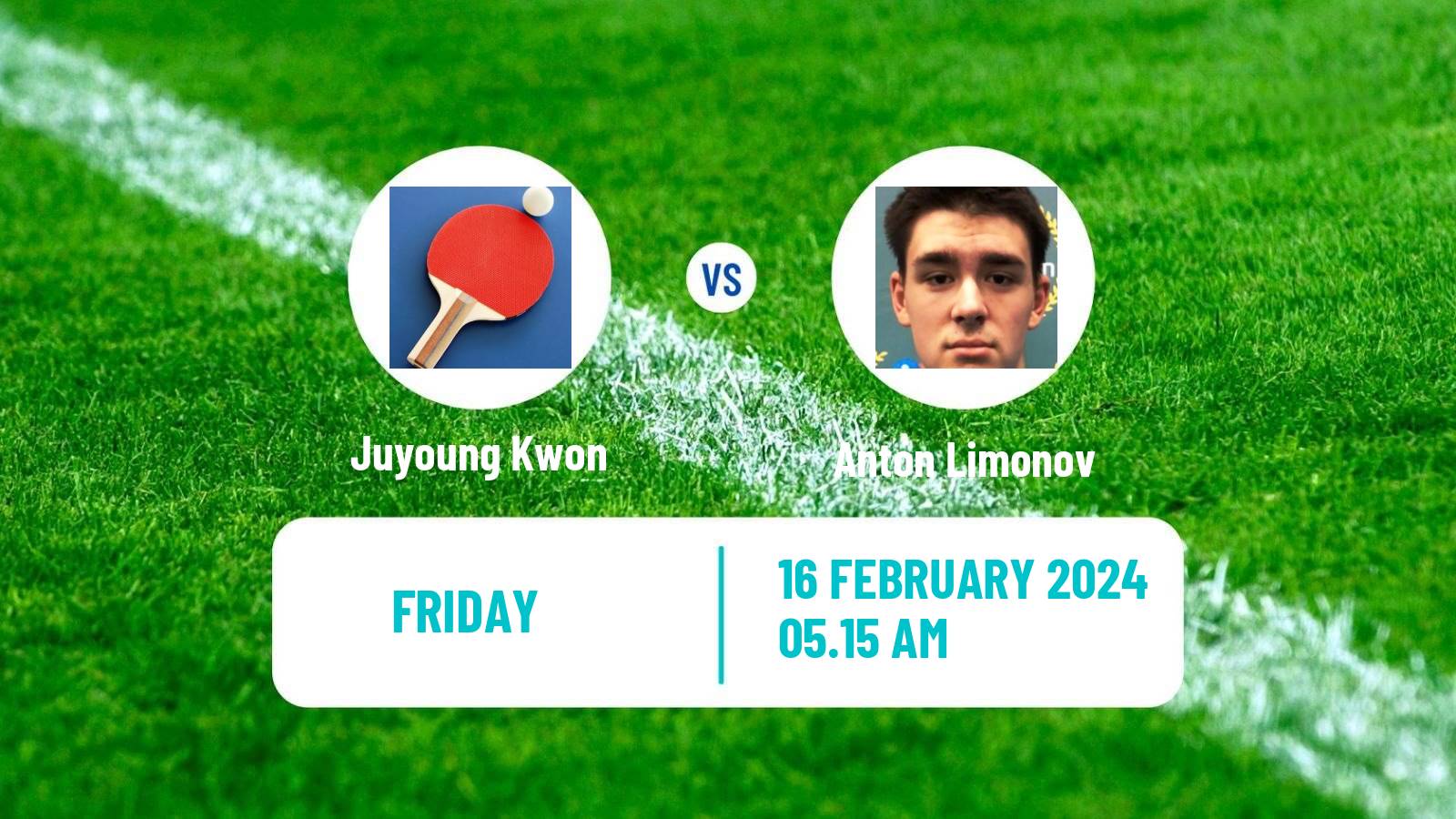 Table tennis Tt Star Series Men Juyoung Kwon - Anton Limonov