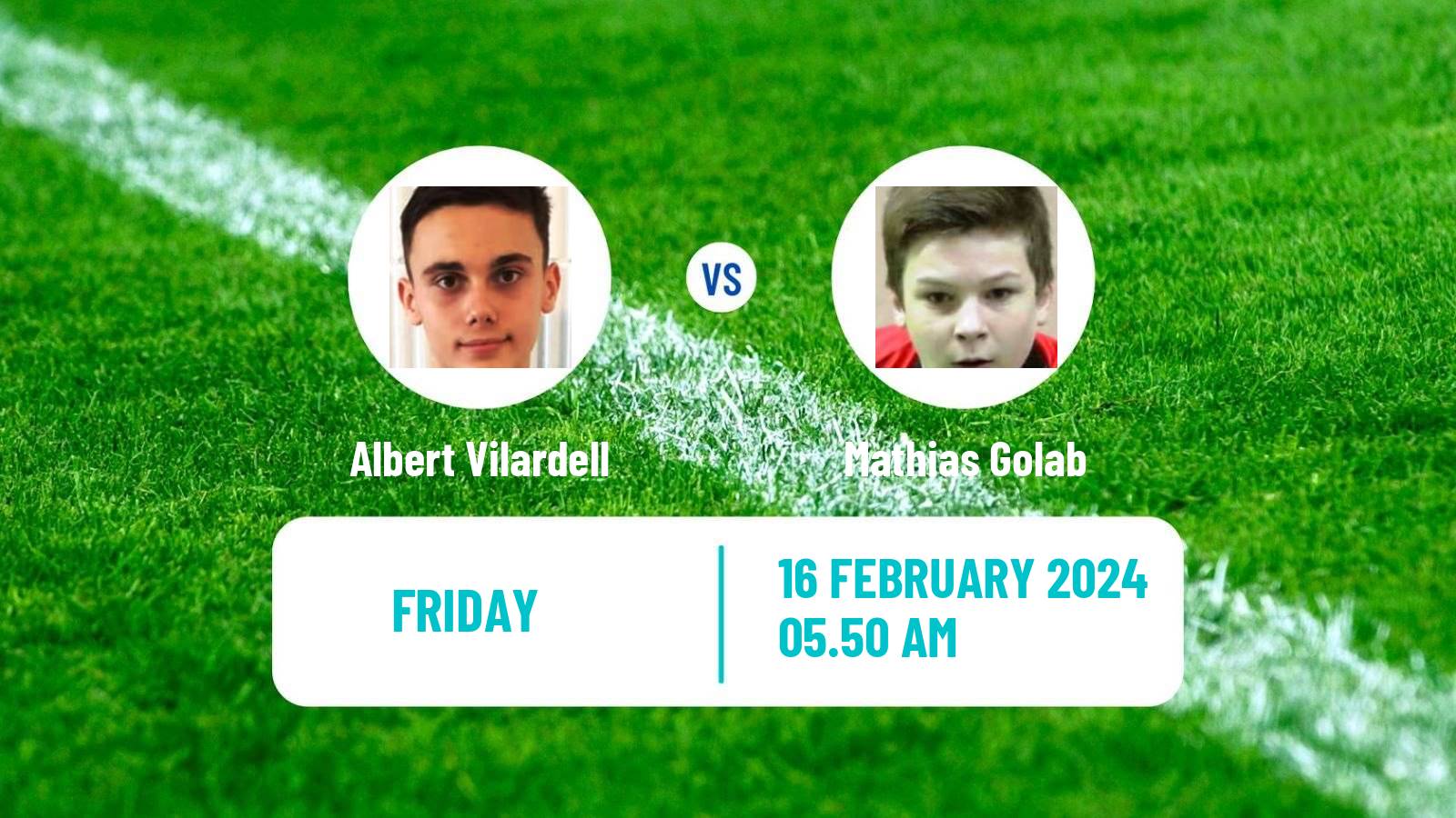 Table tennis Challenger Series Men Albert Vilardell - Mathias Golab