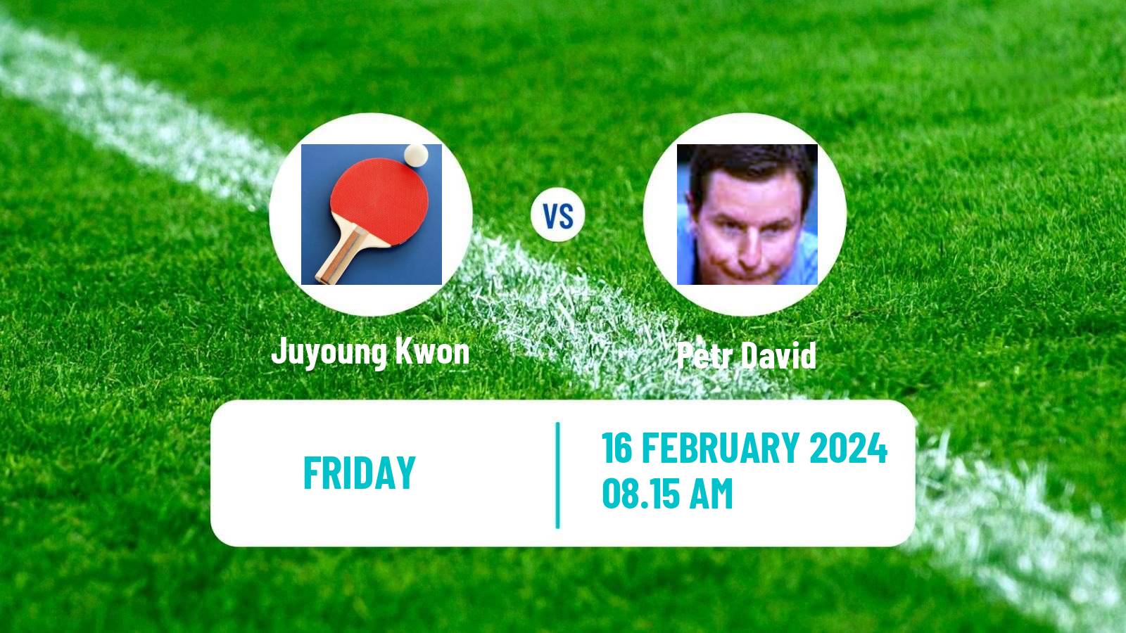 Table tennis Tt Star Series Men Juyoung Kwon - Petr David