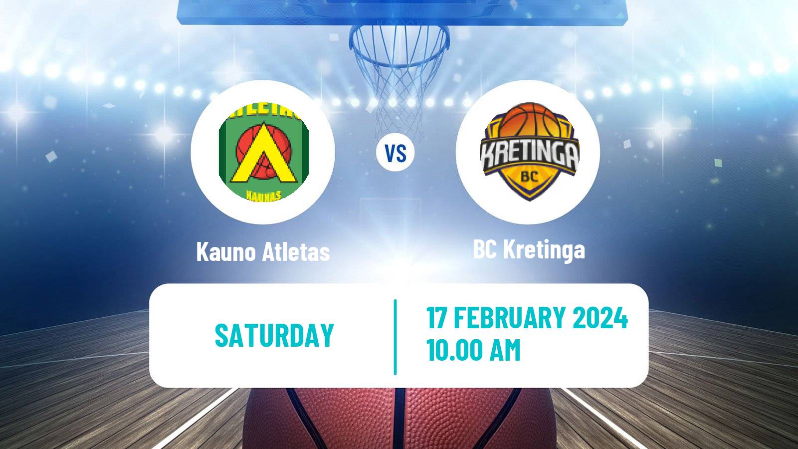 Basketball Lietuvos NKL Kauno Atletas - Kretinga