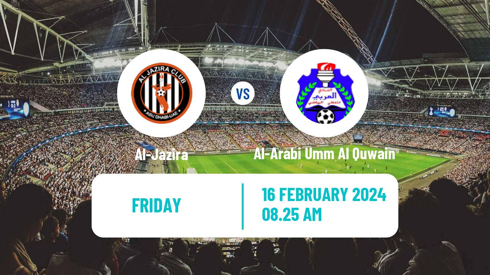 Soccer UAE Presidents Cup Al-Jazira - Al-Arabi Umm Al Quwain