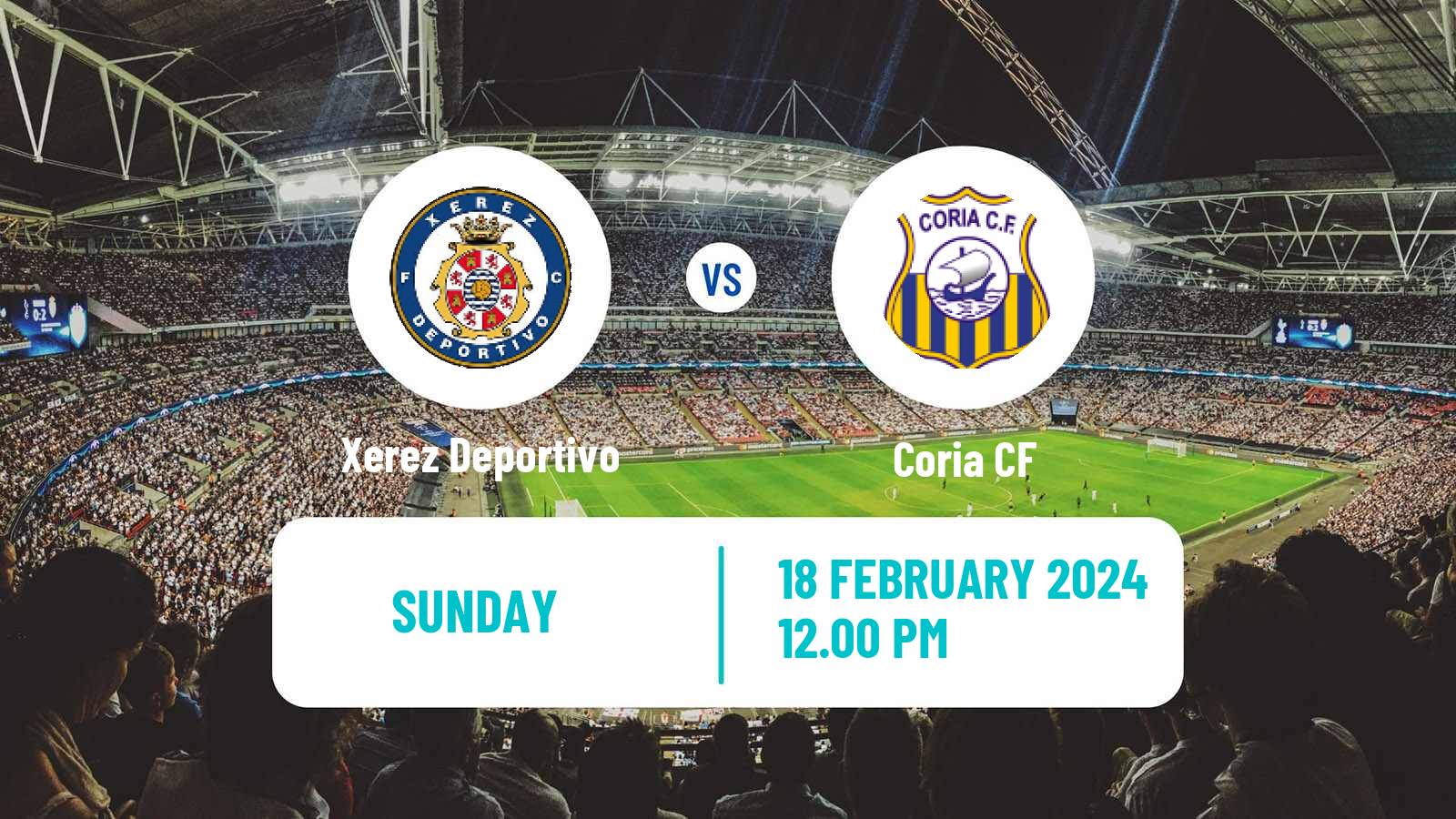Soccer Spanish Tercera RFEF - Group 10 Xerez Deportivo - Coria CF
