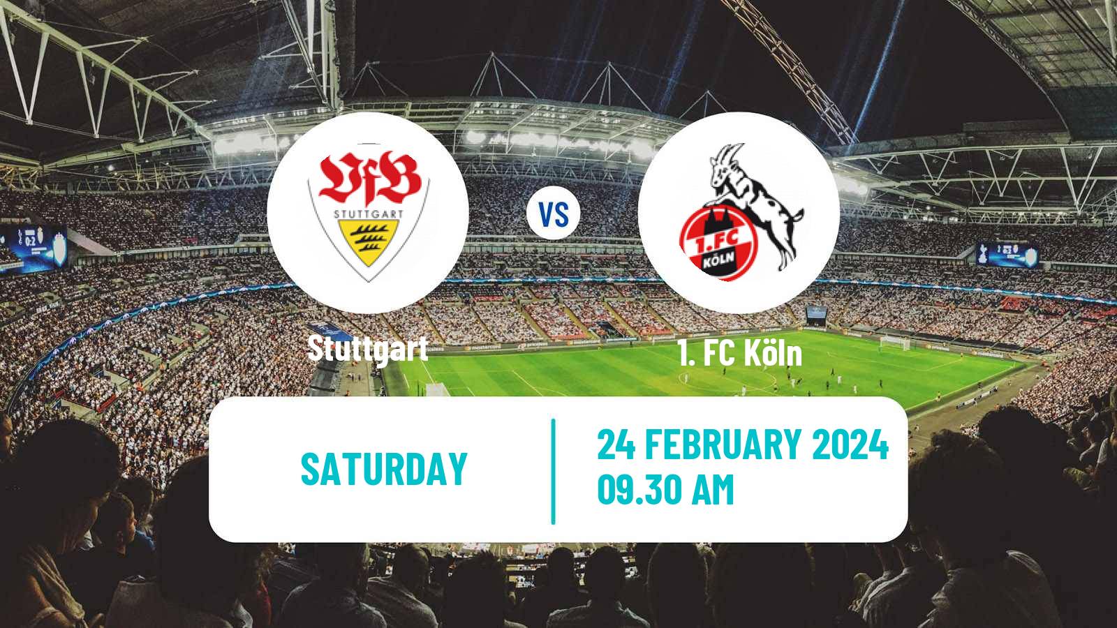 Soccer German Bundesliga Stuttgart - Köln