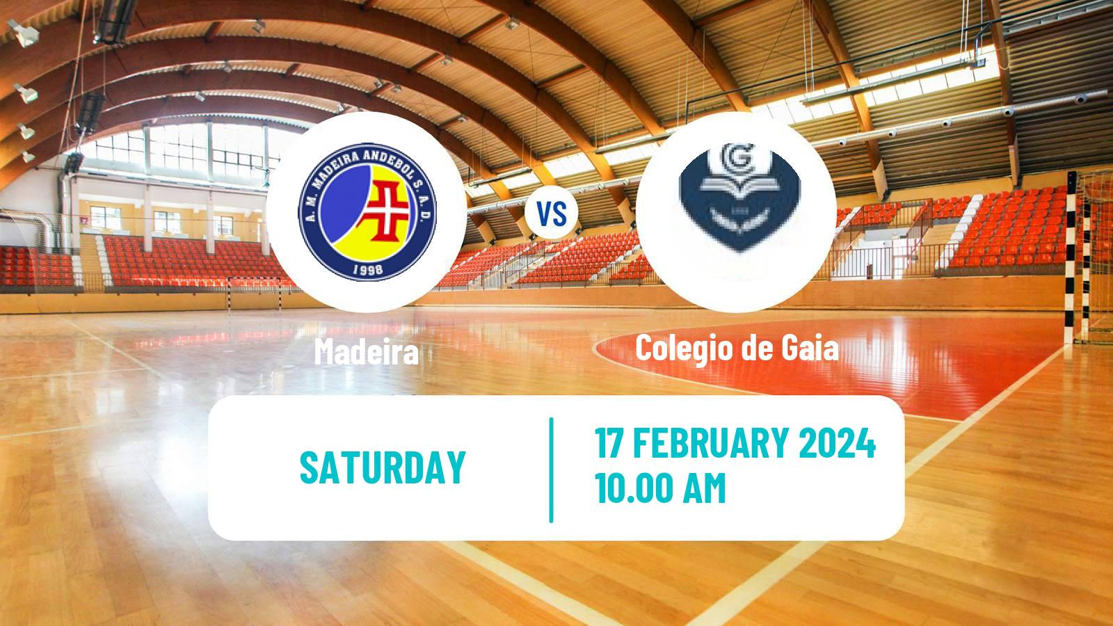 Handball Portuguese Andebol 1 Madeira - Colegio de Gaia