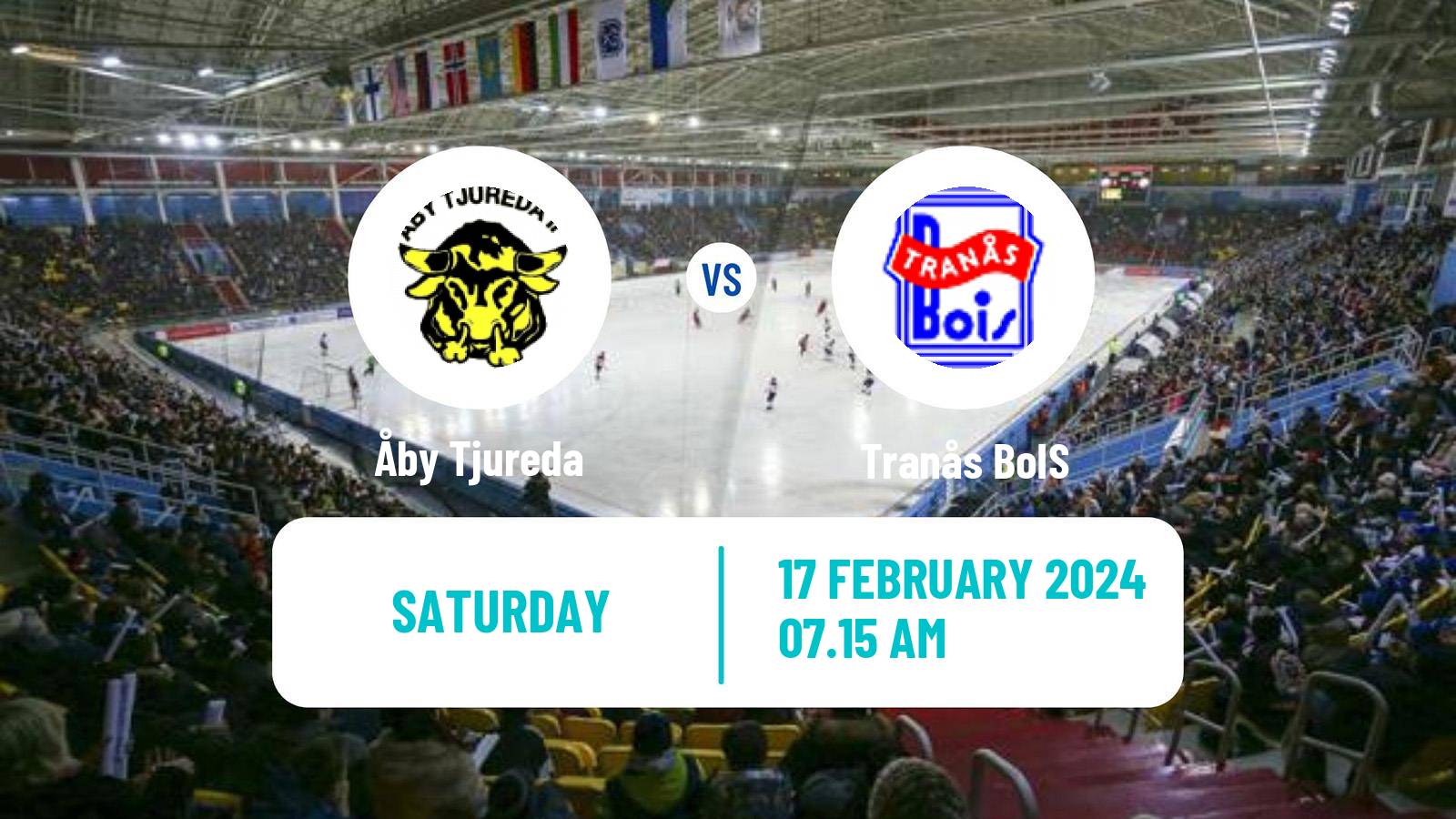 Bandy Swedish Allsvenskan Bandy Åby Tjureda - Tranås BoIS