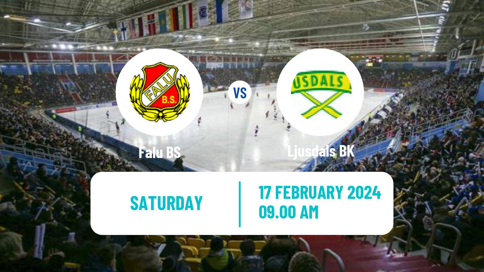 Bandy Swedish Allsvenskan Bandy Falu - Ljusdal