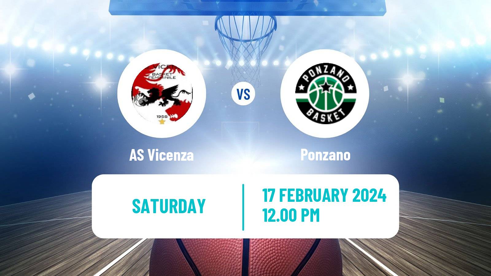 Basketball Serie A2 Basketball Women Group B Vicenza - Ponzano