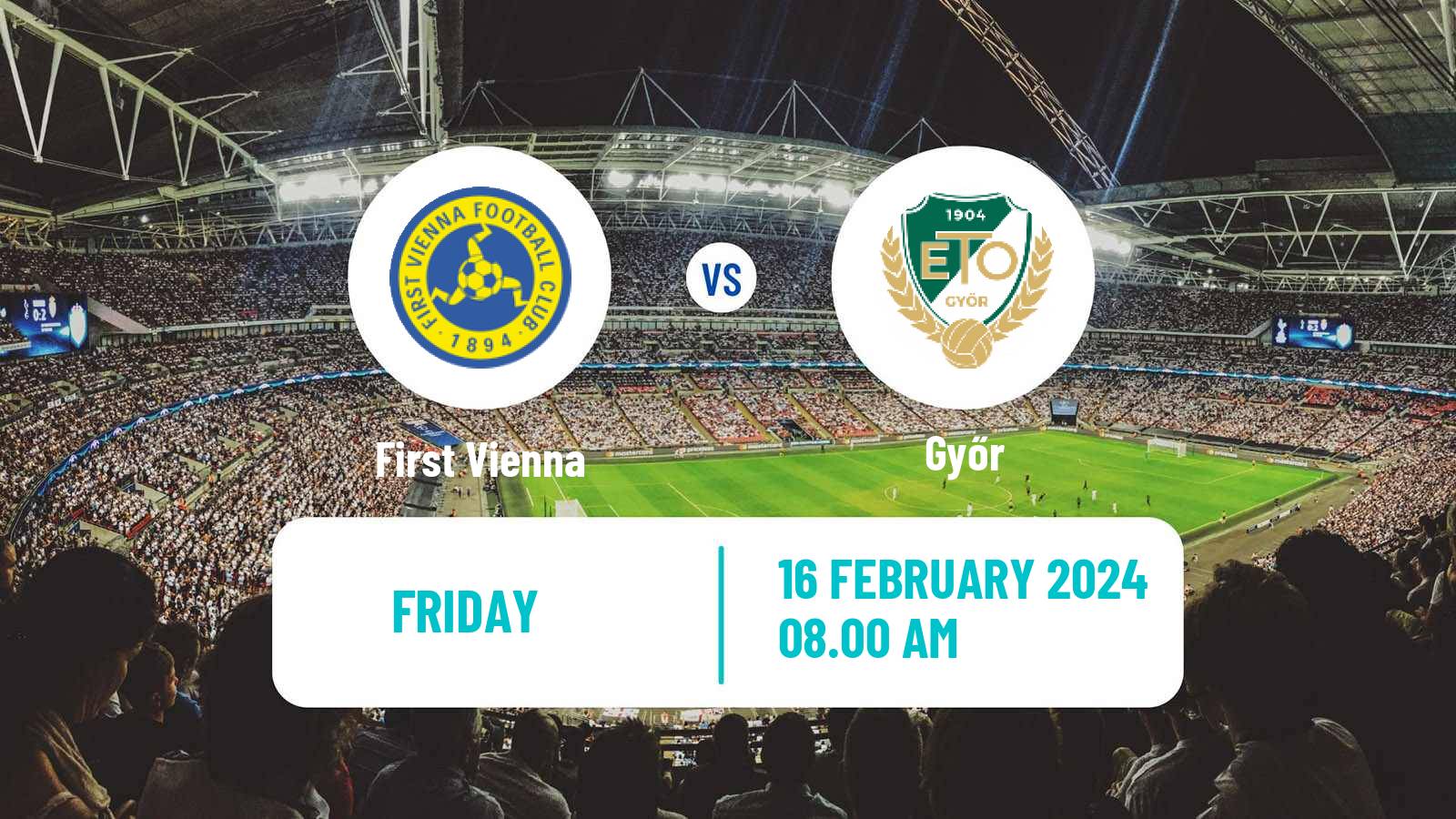 Football Club Friendly Women First Vienna - Győr