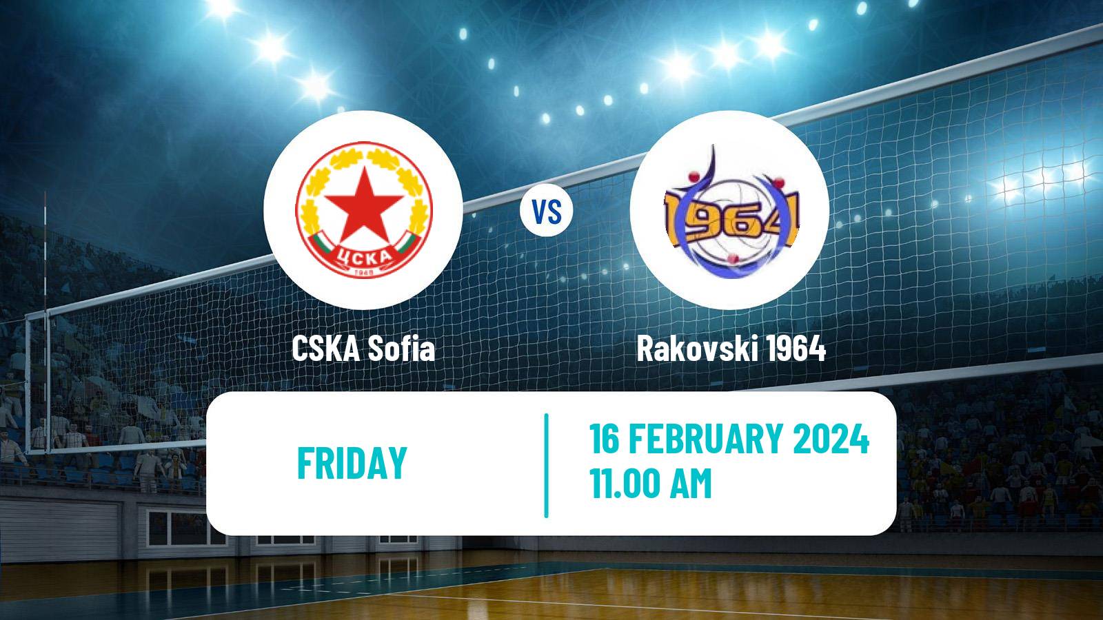Volleyball Bulgarian SuperLiga Volleyball CSKA Sofia - Rakovski 1964