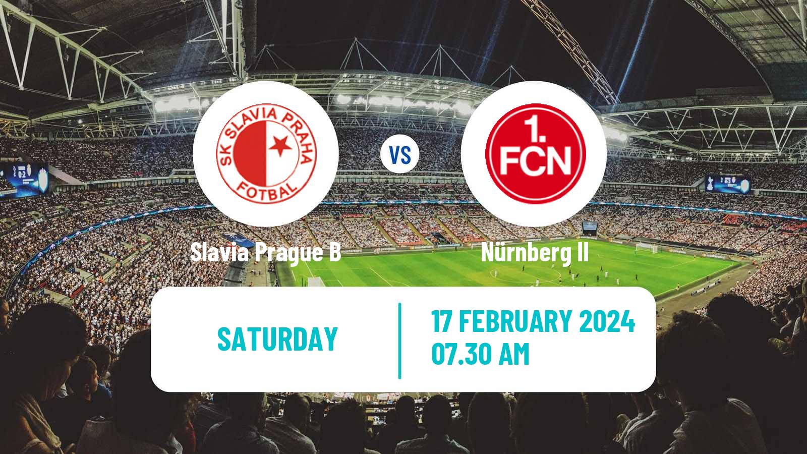 Soccer Club Friendly Slavia Prague B - Nürnberg II