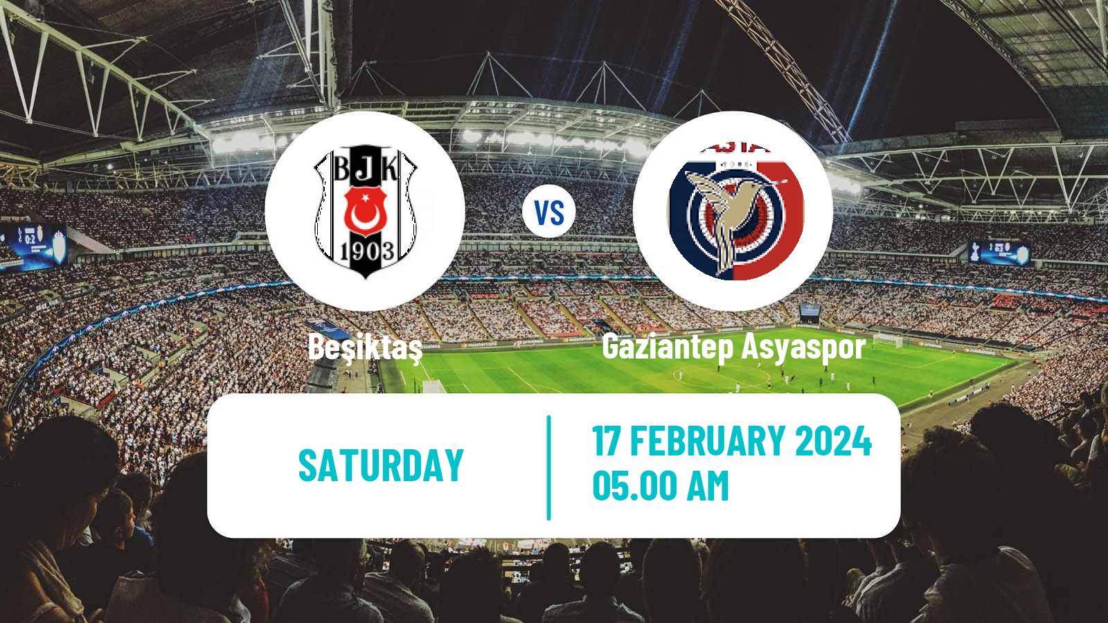 Soccer Turkish Super Lig Women Beşiktaş - Gaziantep Asyaspor