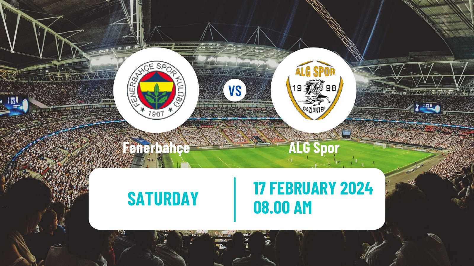 Soccer Turkish Super Lig Women Fenerbahçe - ALG Spor