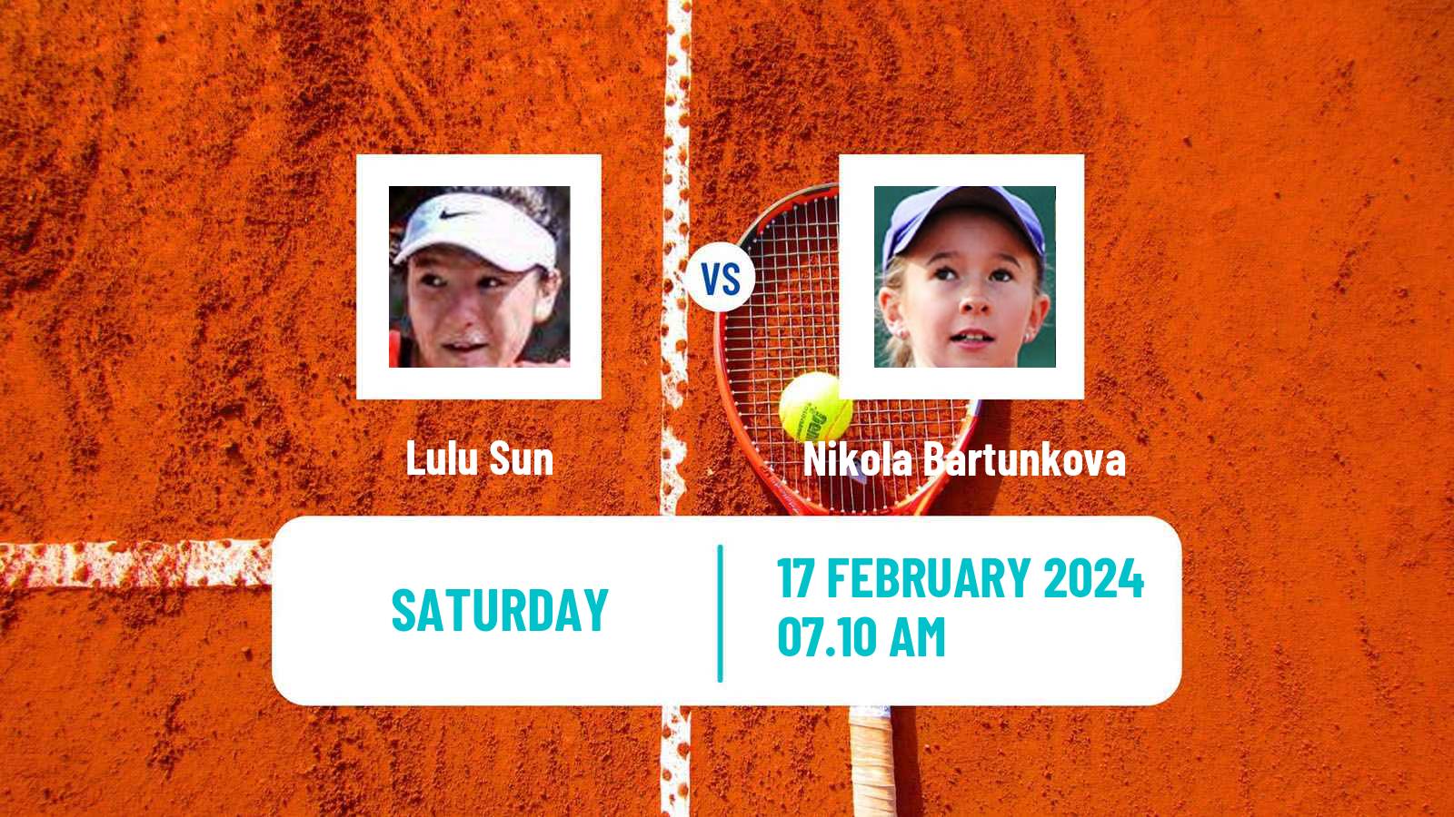 Tennis ITF W50 Roehampton Women Lulu Sun - Nikola Bartunkova