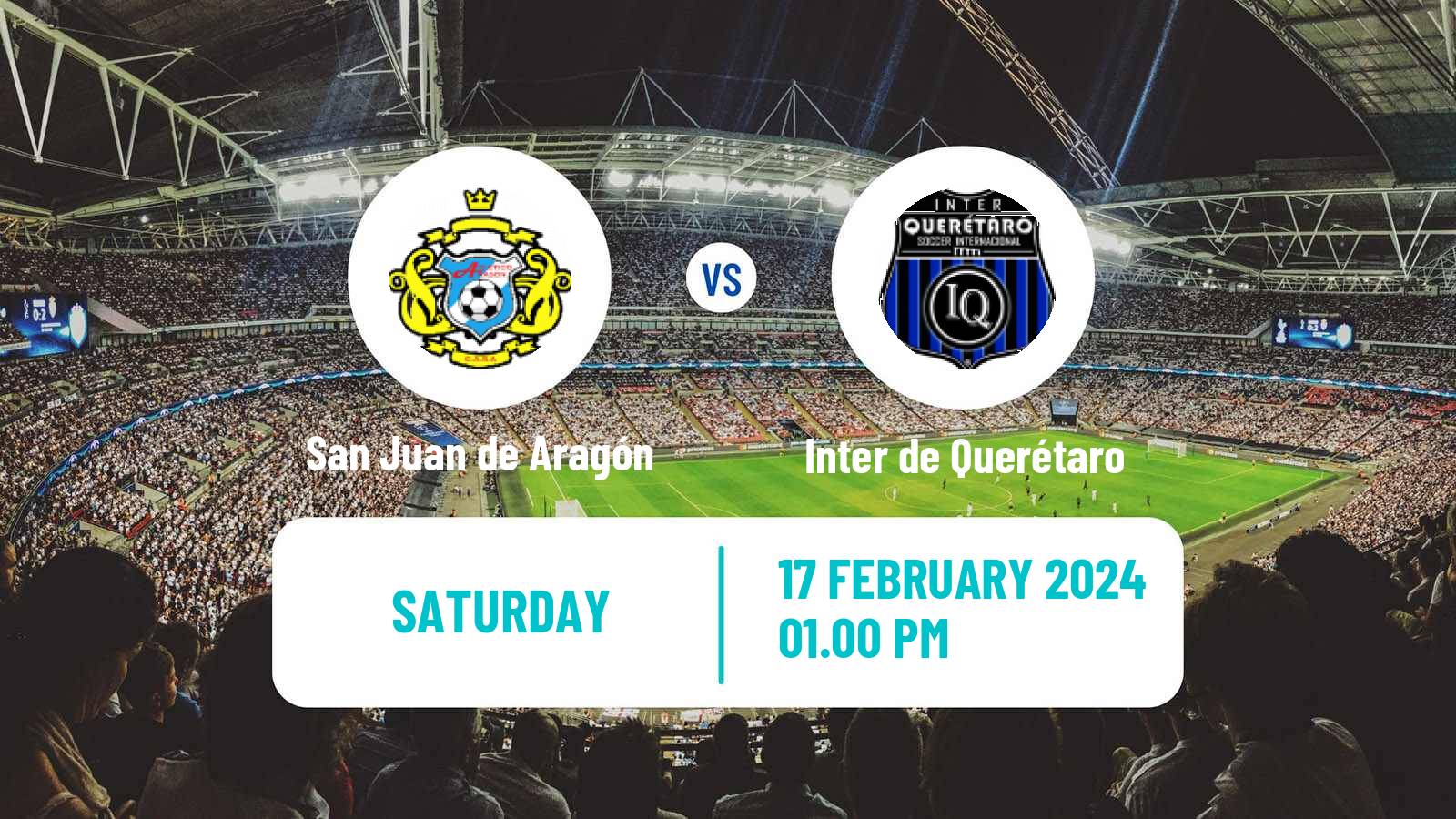 Soccer Mexican Liga Premier Serie A San Juan de Aragón - Inter de Querétaro