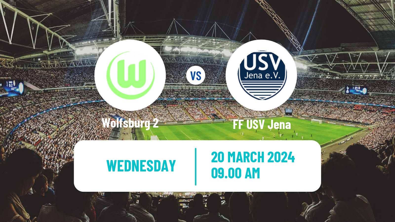Soccer German 2 Bundesliga Women Wolfsburg 2 - Carl Zeiss Jena