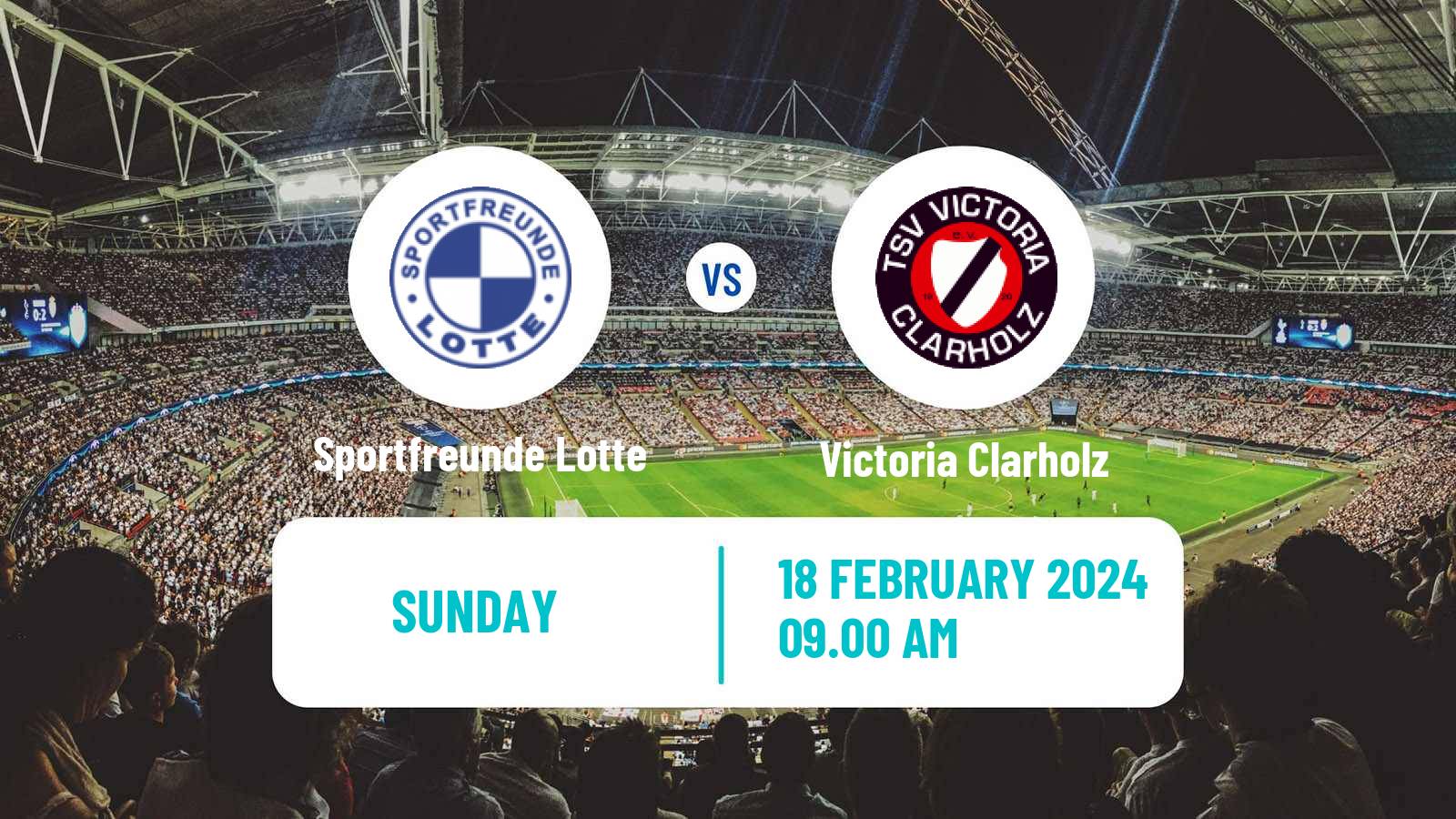 Soccer German Oberliga Westfalen Sportfreunde Lotte - Victoria Clarholz