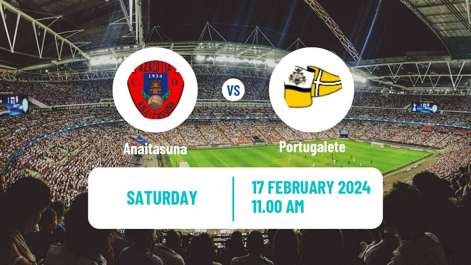 Soccer Spanish Tercera RFEF - Group 4 Anaitasuna - Portugalete