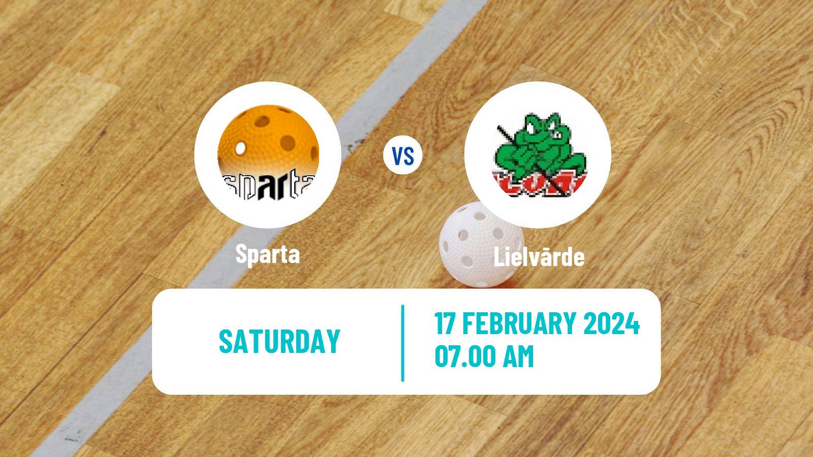 Floorball Latvian Estonian League Floorball Sparta - Lielvārde