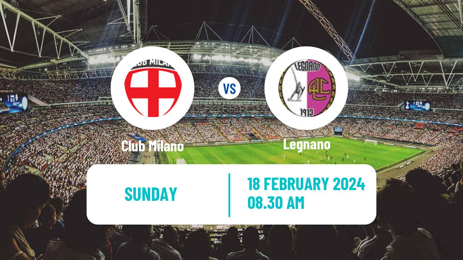 Soccer Italian Serie D - Group B Club Milano - Legnano