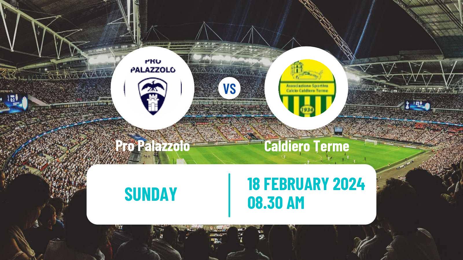 Soccer Italian Serie D - Group B Pro Palazzolo - Caldiero Terme