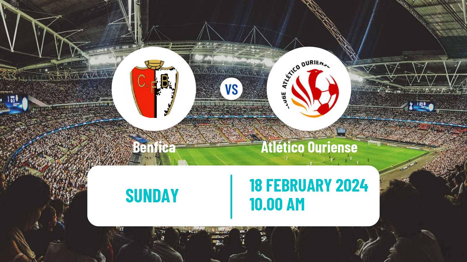 Soccer Portuguese Liga BPI Women Benfica - Atlético Ouriense