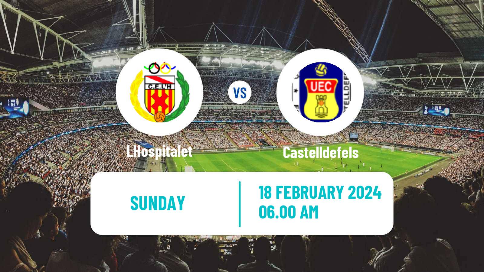 Soccer Spanish Tercera RFEF - Group 5 LHospitalet - Castelldefels